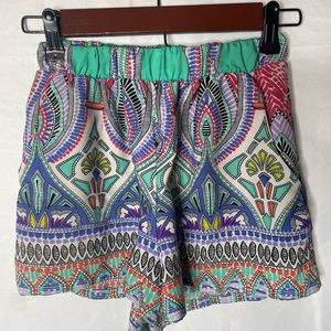 Bright Boho shorts